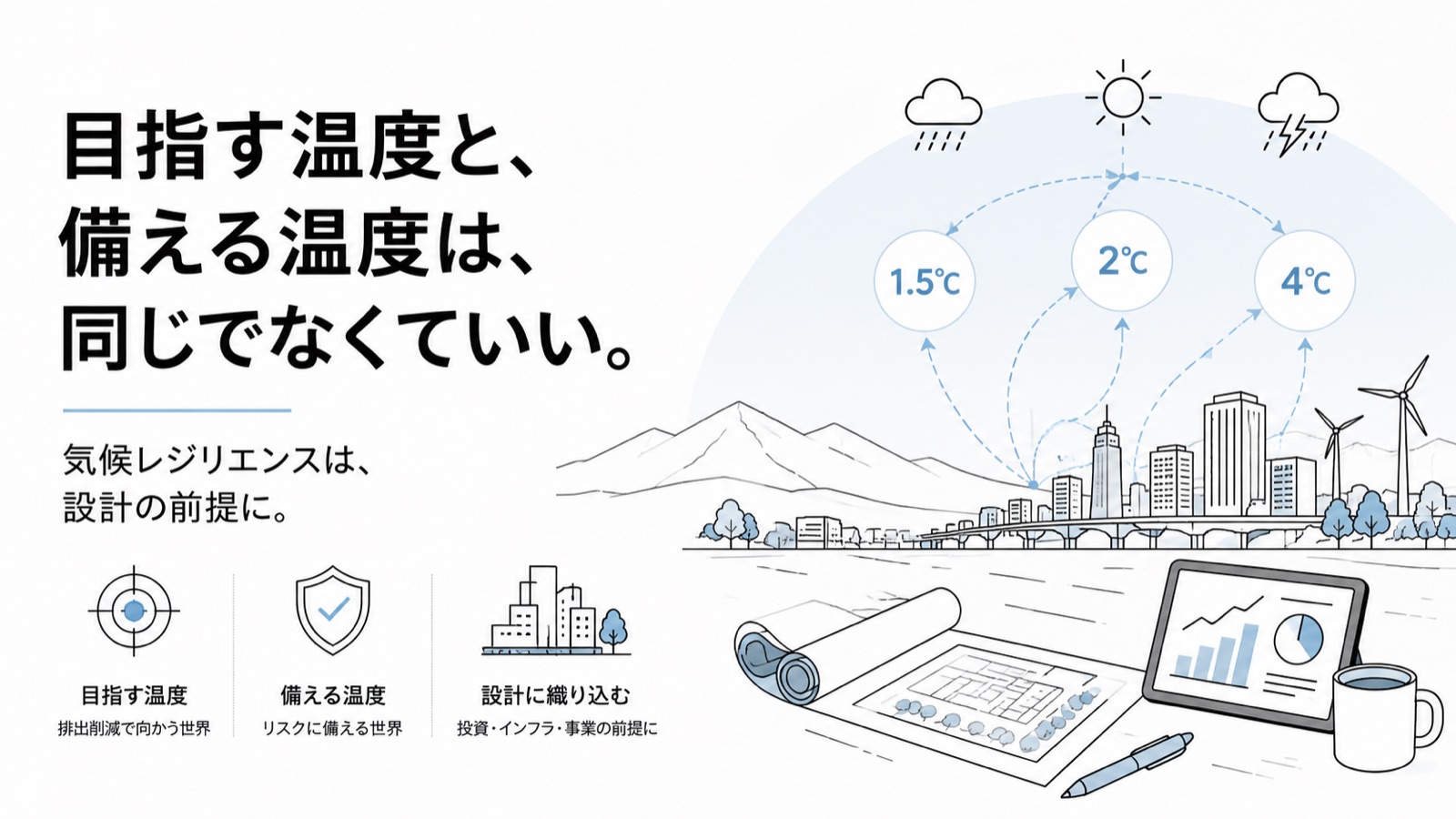 気候適応×レジリエンス設計基準 図版1