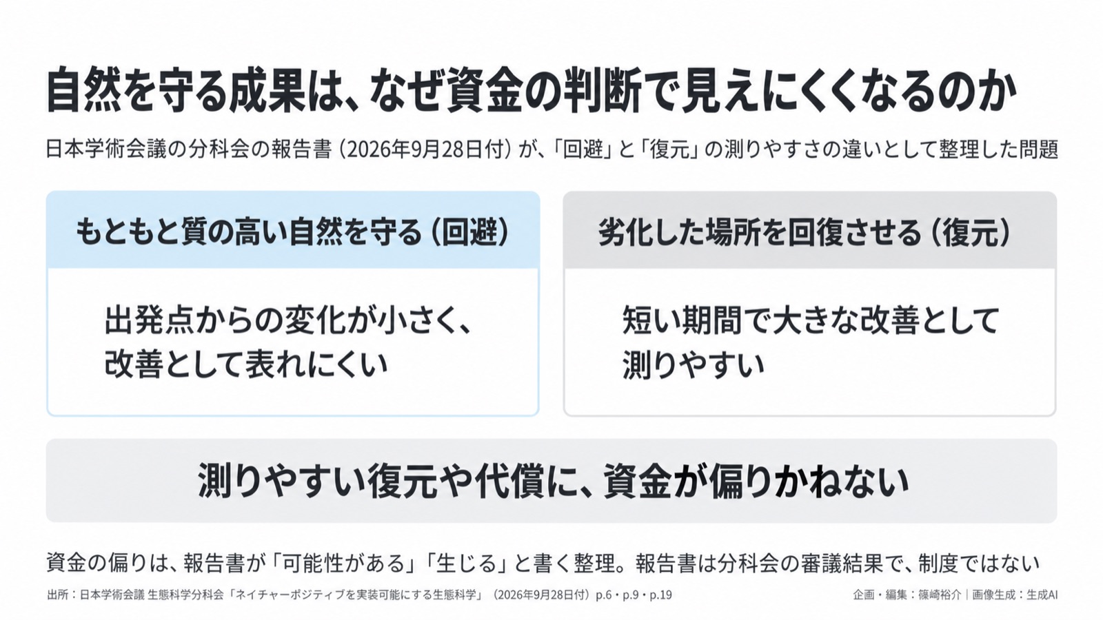 自然の価値評価×ネイチャーファイナンス／ミティゲーションヒエラルキー 図版1